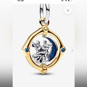 Pandora Disney Charm- Spinning Moon